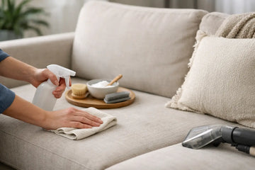 How to Clean a Fabric Sofa Without Water Marks