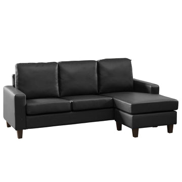 Modern Blue Fabric Corner Sofa UK – Contemporary L Shape Sofa Furniture World