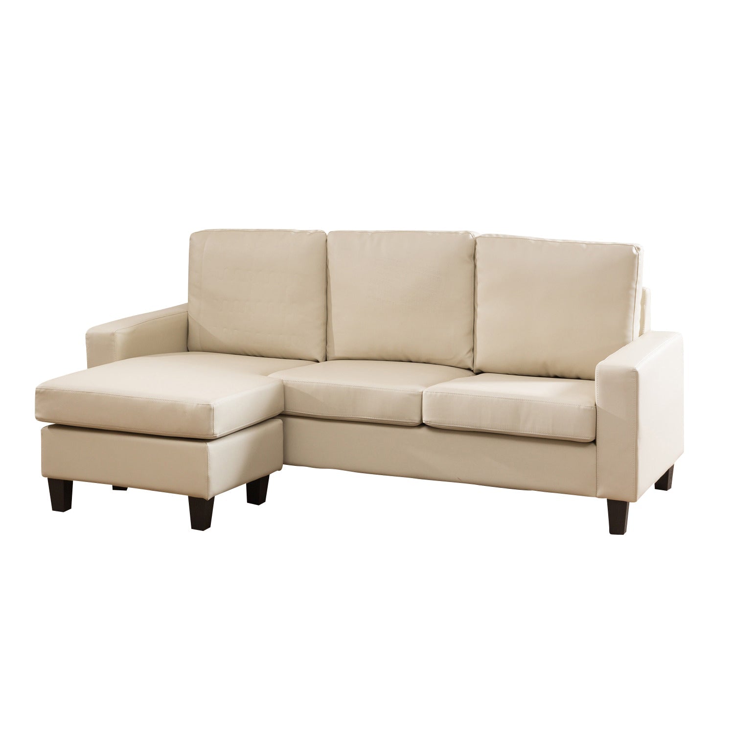 Modern Blue Fabric Corner Sofa UK – Contemporary L Shape Sofa Furniture World