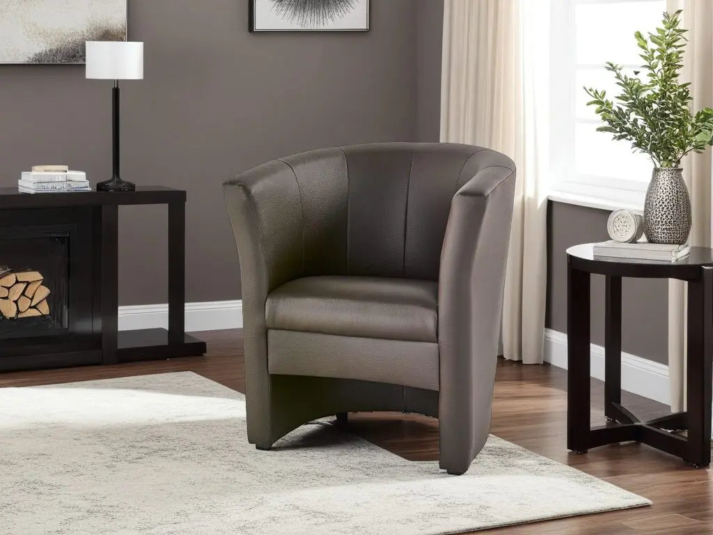 Faux Leather Tub Chair – CRIB5 Furniture World