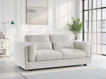 Bari Sofa Beige 3 Seater Furniture World