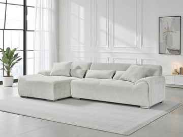 Modena Sofa Beige Left Hand Furniture World