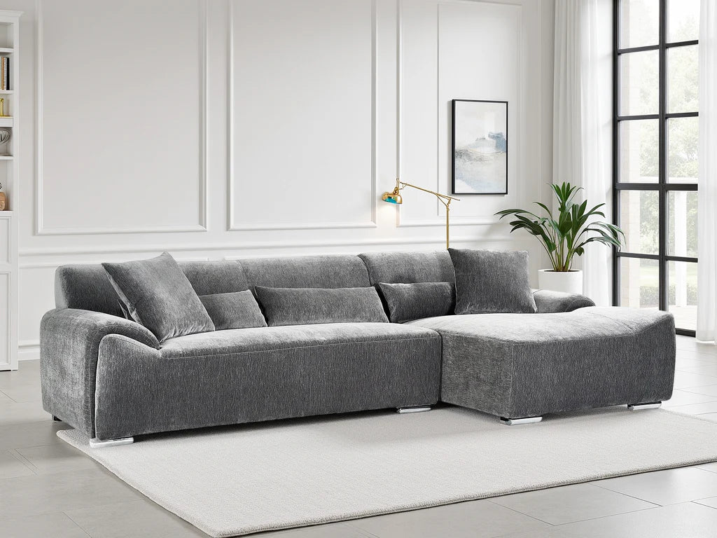 Modena Sofa Charcoal Right Hand Furniture World
