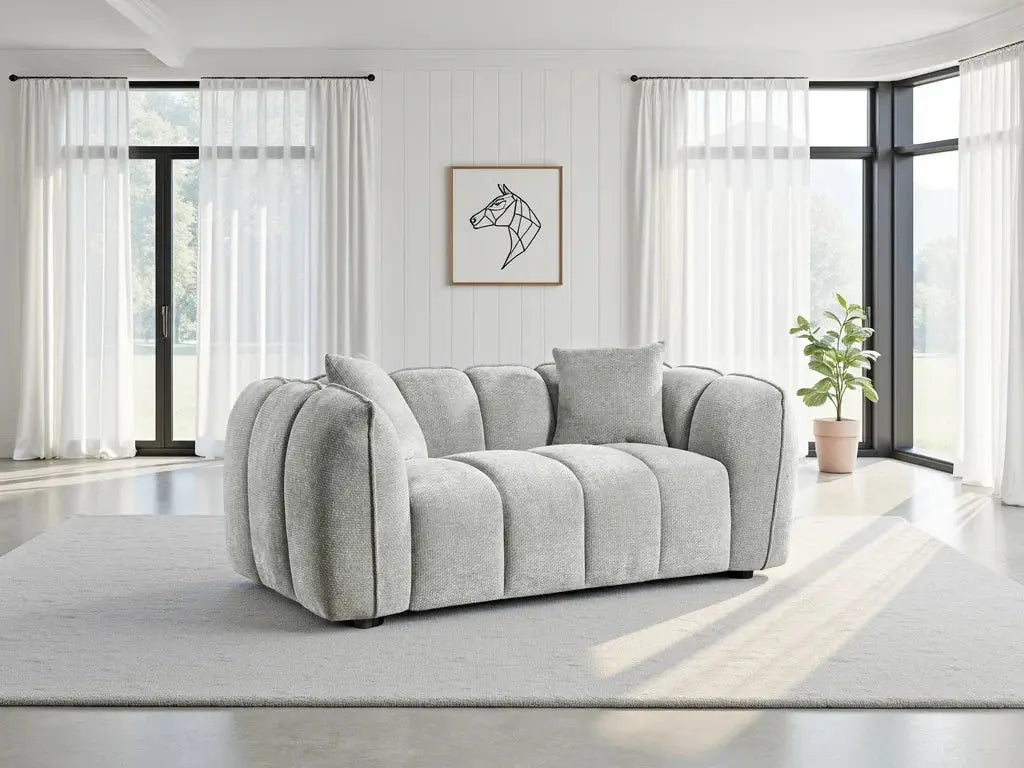 Venice Sofa Grey 2 Seater Furniture World