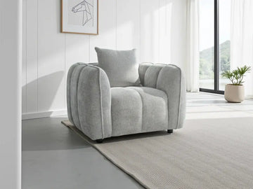 Venice Sofa Grey Armchair Furniture World