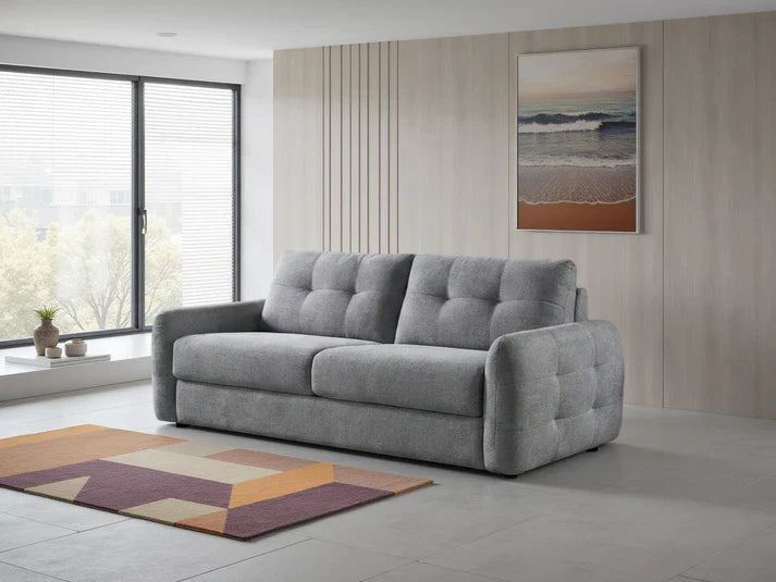 Athens Sofabed Grey 3 Seater Furniture World