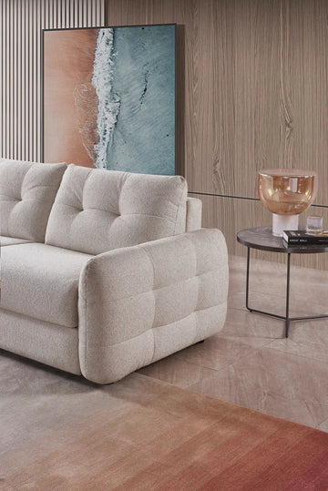 Athens Sofabed Beige 3 Seater Furniture World