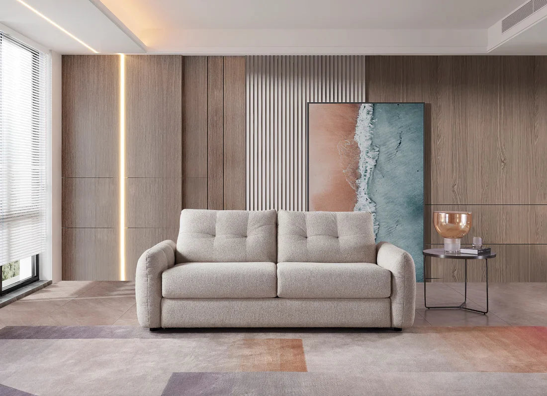 Athens Sofabed Beige 3 Seater Furniture World
