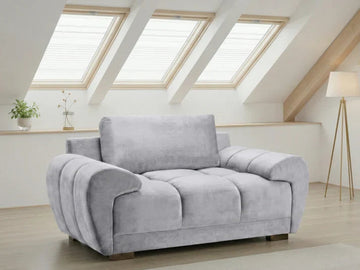 Azzuro Modern Chair – Grey Comfortable Living Room Armchair Furniture World