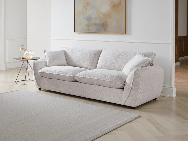 Berlin Sofa Beige 3 Seater Furniture World