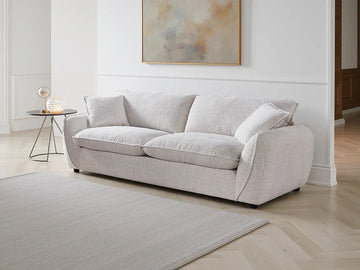 Berlin Sofa Beige 3 Seater Furniture World