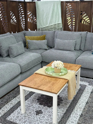Jupiter Sofa Grey Large Corner Furniture World