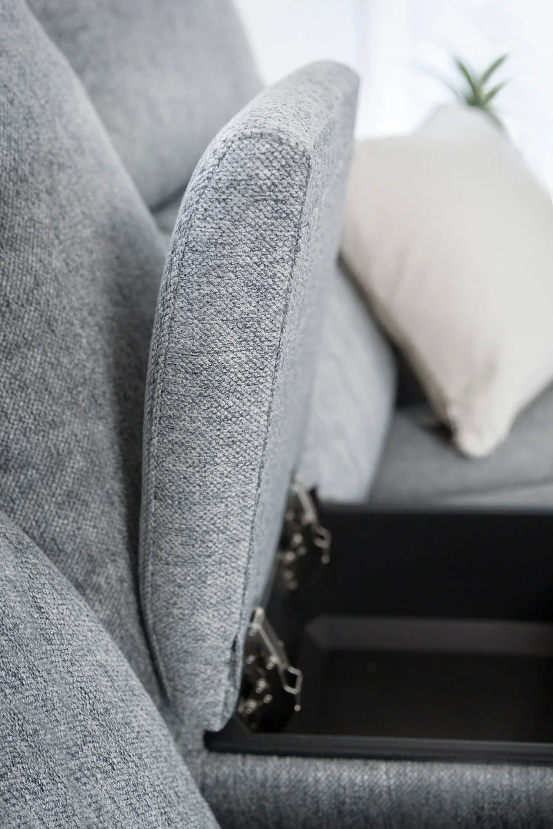 Linden Electric Recliner Sofa Grey 2 Seater Furniture World