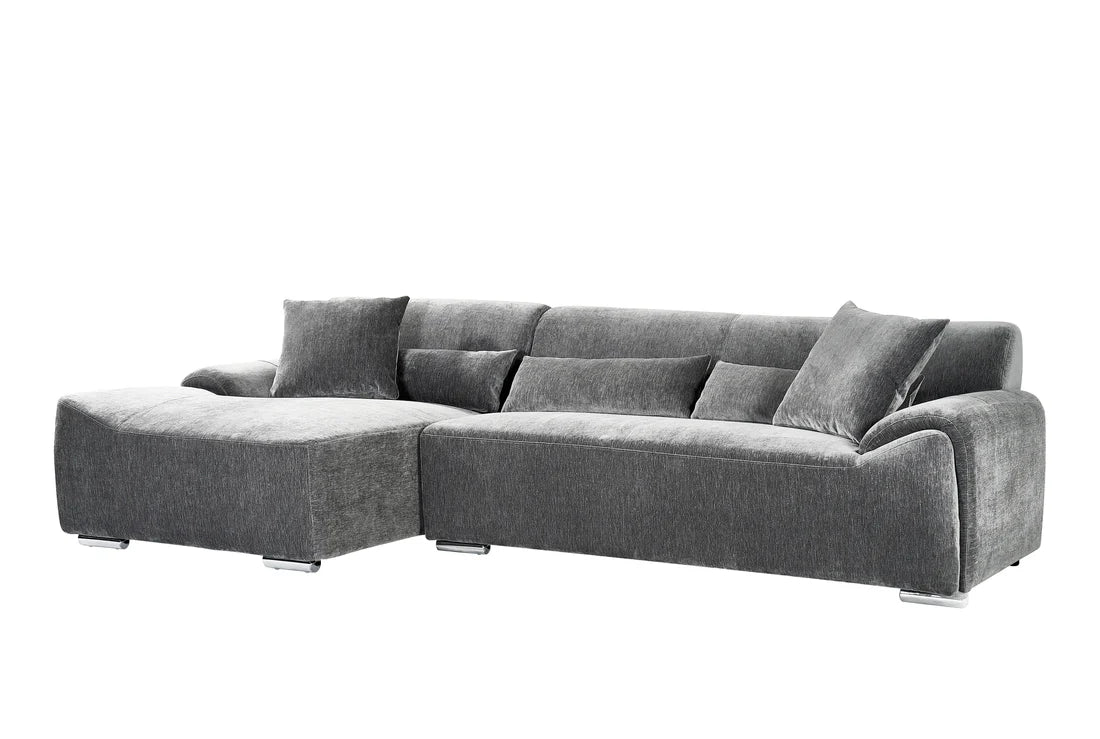 Modena Sofa Charcoal Left Hand Furniture World