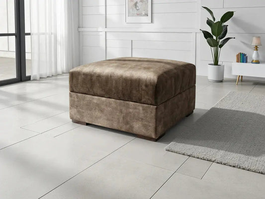 Serena Sofa Brown Footstool Furniture World