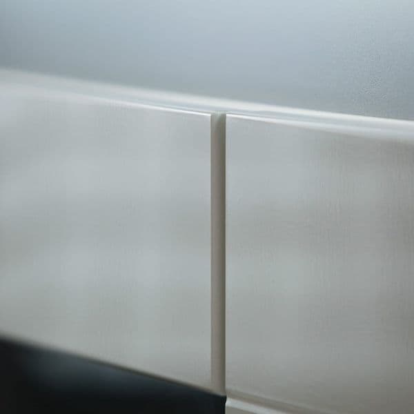 Athens Grey And White Gloss 2 Door / 4 Drawer Sideboard With Lights - 3170 Furniture World