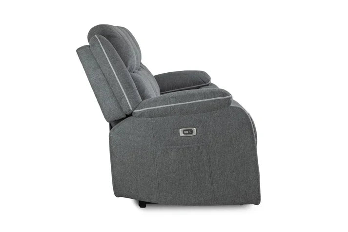 Harald Electric Recliner Sofa Graphite 3+2 Seater | High-Back Comfort Furniture World