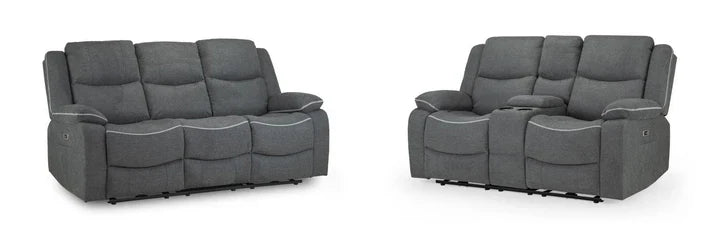 Harald Electric Recliner Sofa Graphite 3+2 Seater | High-Back Comfort Furniture World