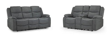 Harald Electric Recliner Sofa Graphite 3+2 Seater | High-Back Comfort Furniture World