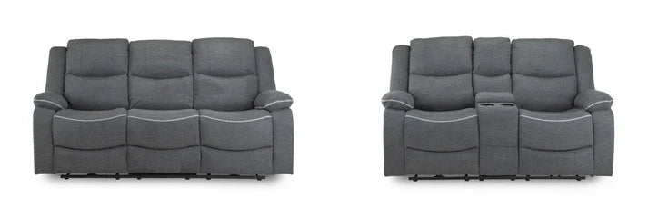 Harald Electric Recliner Sofa Graphite 3+2 Seater | High-Back Comfort Furniture World