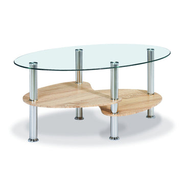 Hurst Natural Wood Coffee Table | Modern Living Room Centre Table Furniture World
