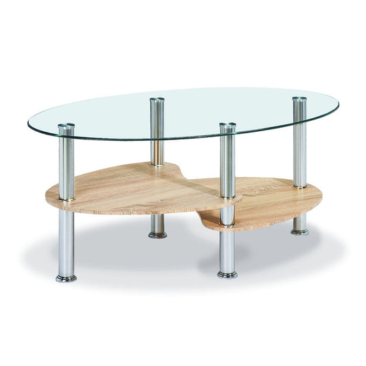 Hurst Natural Wood Coffee Table | Modern Living Room Centre Table Furniture World