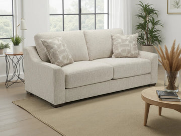 Douglas Beige 3 Seater Sofa Furniture World
