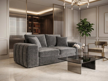 Laguna Grey 2 Seater Sofa Furniture World