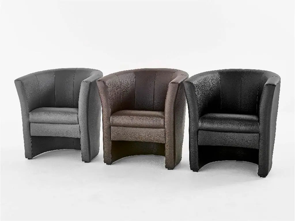 Faux Leather Tub Chair – CRIB5 Furniture World