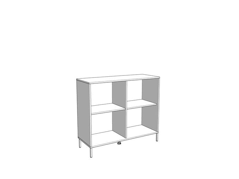 Vilamoura Artisan Oak Effect And Black Small Sideboard - 11013747 Furniture World