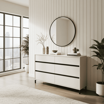 Zavaro Cashmere Wide Chest Of Drawers - 11014145 Furniture World
