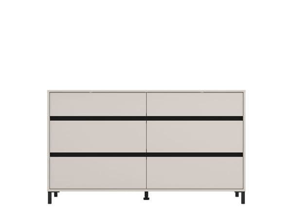 Zavaro Cashmere Wide Chest Of Drawers - 11014145 Furniture World